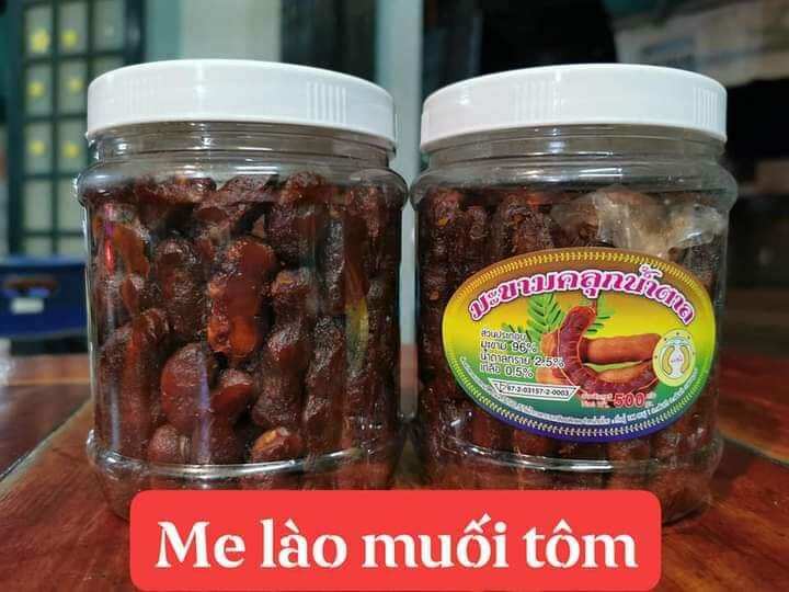 Me lào kèm muối ớt siêu cay hủ 500g