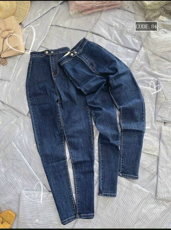 QUẦN JEANS LƯNG CAO CO GIÃN TÔN DÁNG