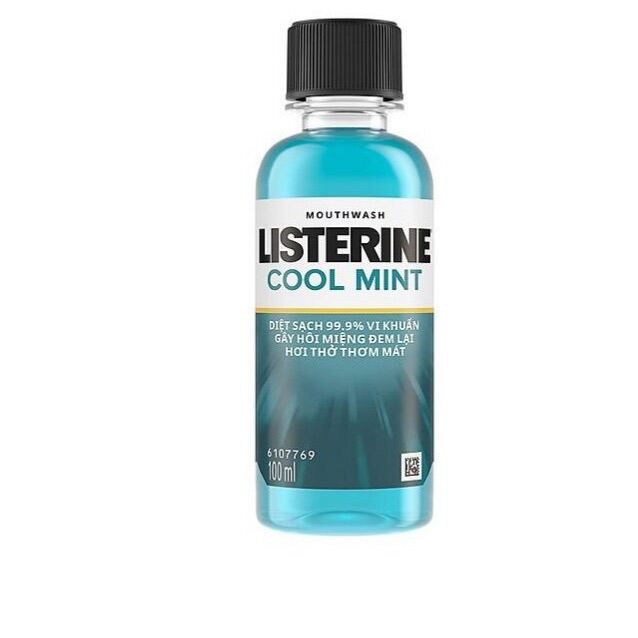 Nước súc miệng Listerine Cool mint trà xanh 100ml