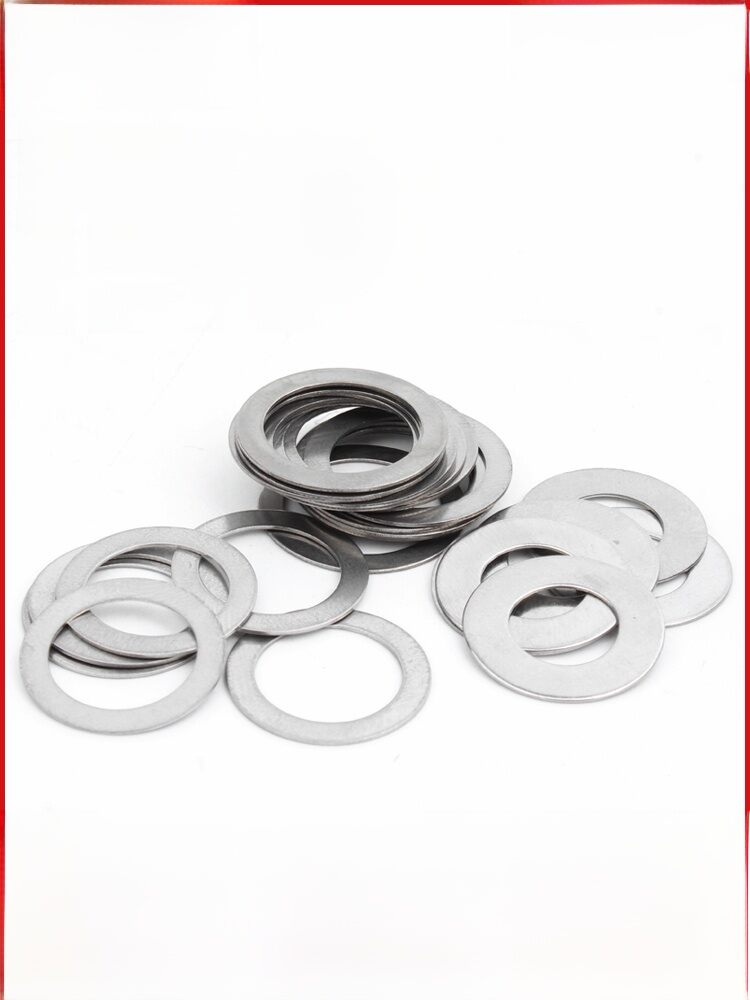 Ultra-Thin Flat Washers 304 Stainless Steel round Screw Gap Adjustment Metal Washer Extra Large Size Hardware Fasteners
