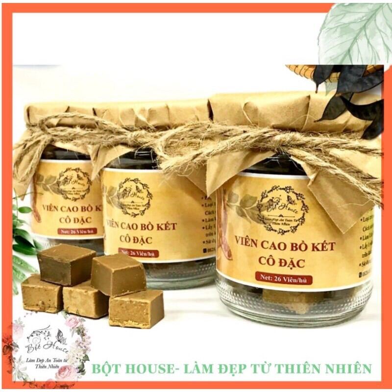 Viên Cao Bồ Kết Cô Đặc - Giảm Rụng Tóc Handmade Nhà Bột