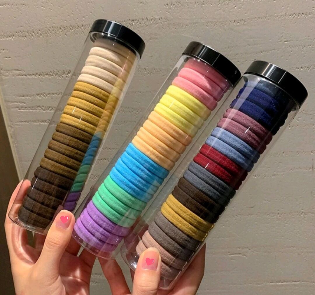 Set 20 thun cột tóc phong cách hàn quốc