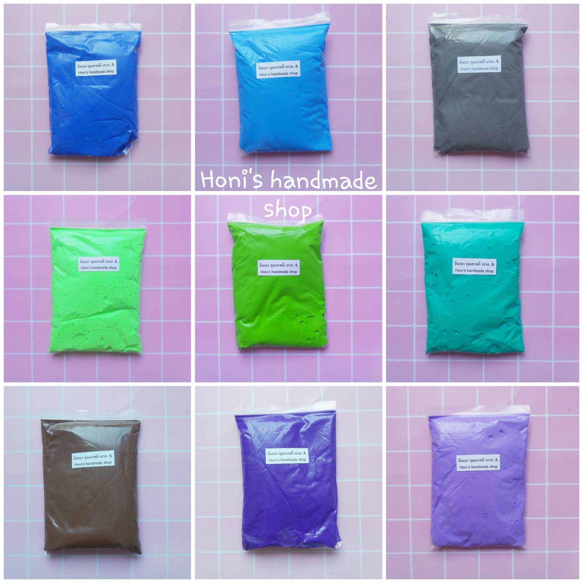 Đất Sét Thái Siêu Nhẹ Tự Khô 100g 18 Màu Tự Chọn
