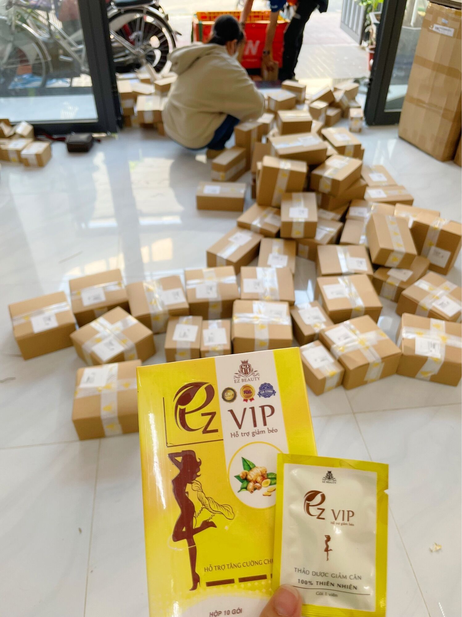 Giảm Cân Ez Vip Cho Cơ Địa Chai Lờn