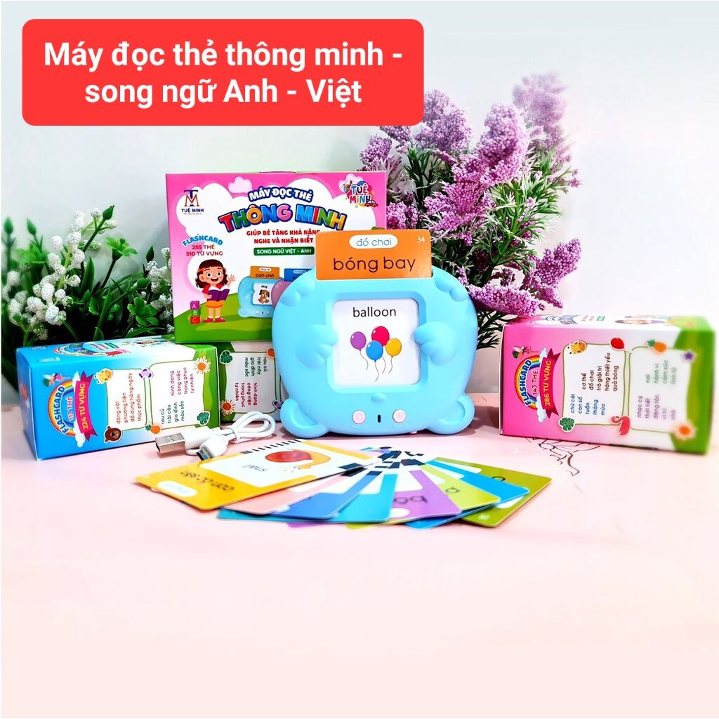 Máy đọc thẻ song ngữ Anh - Việt