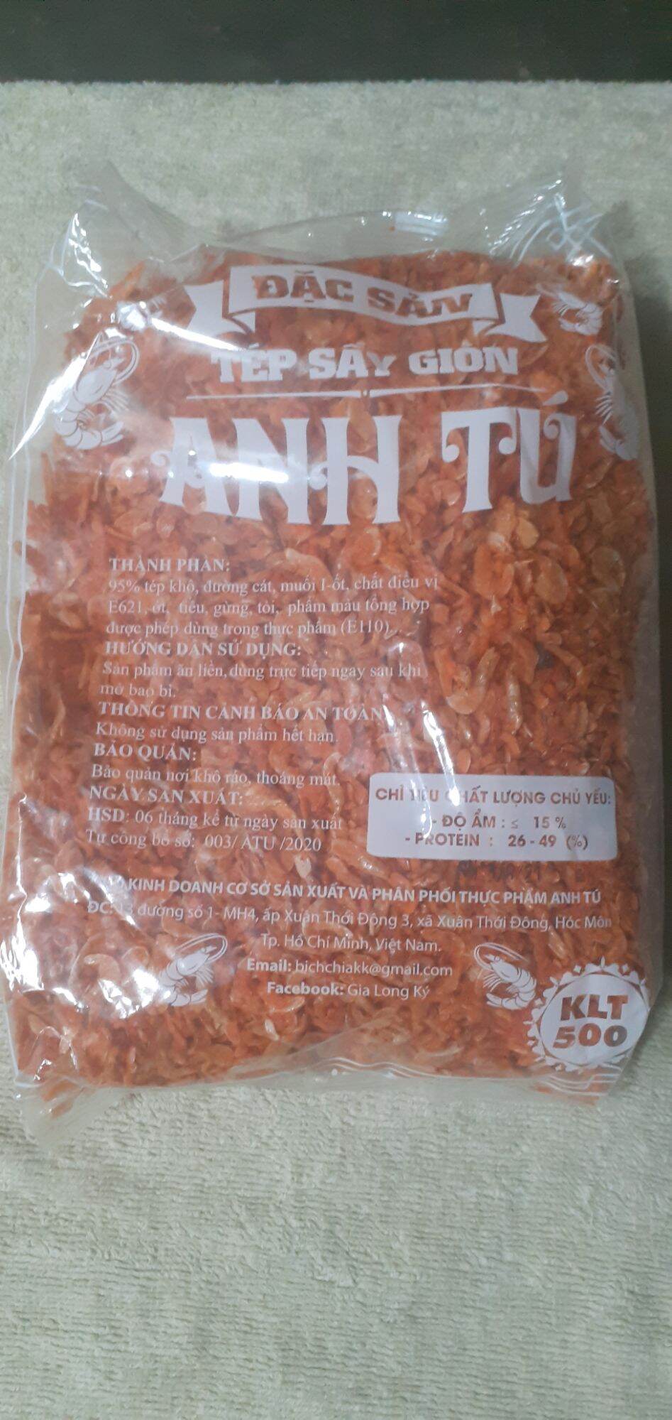 Tép sấy anh tú 500g
