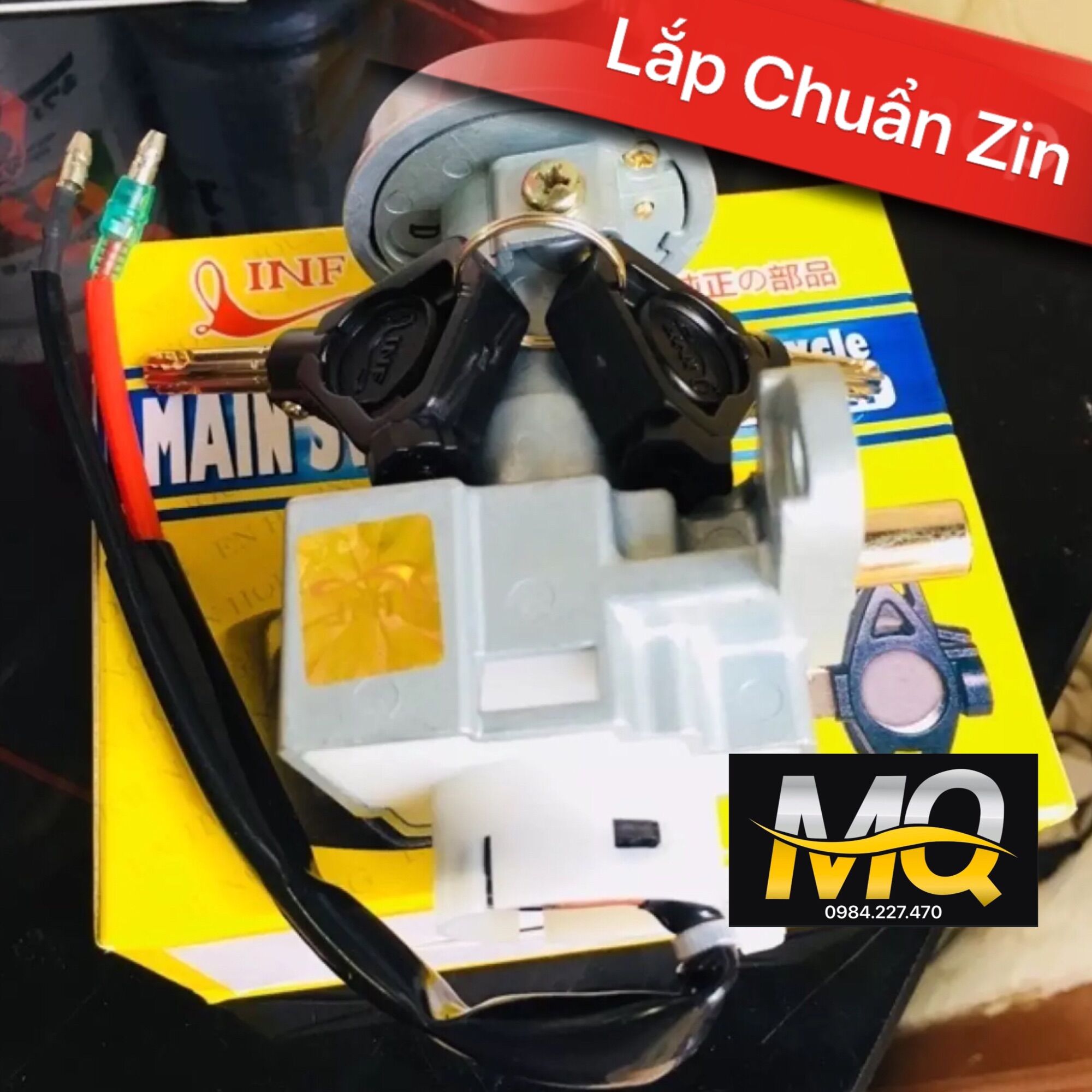 BỘ Ổ KHOÁ XE EXCITER 150cc 8 CẠNH (XEM ẢNH + VIDEO )