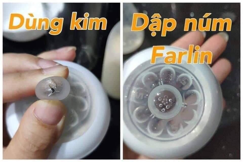 Dụng cụ đục lỗ núm ty Farlin dập lỗ núm ti bình sữa