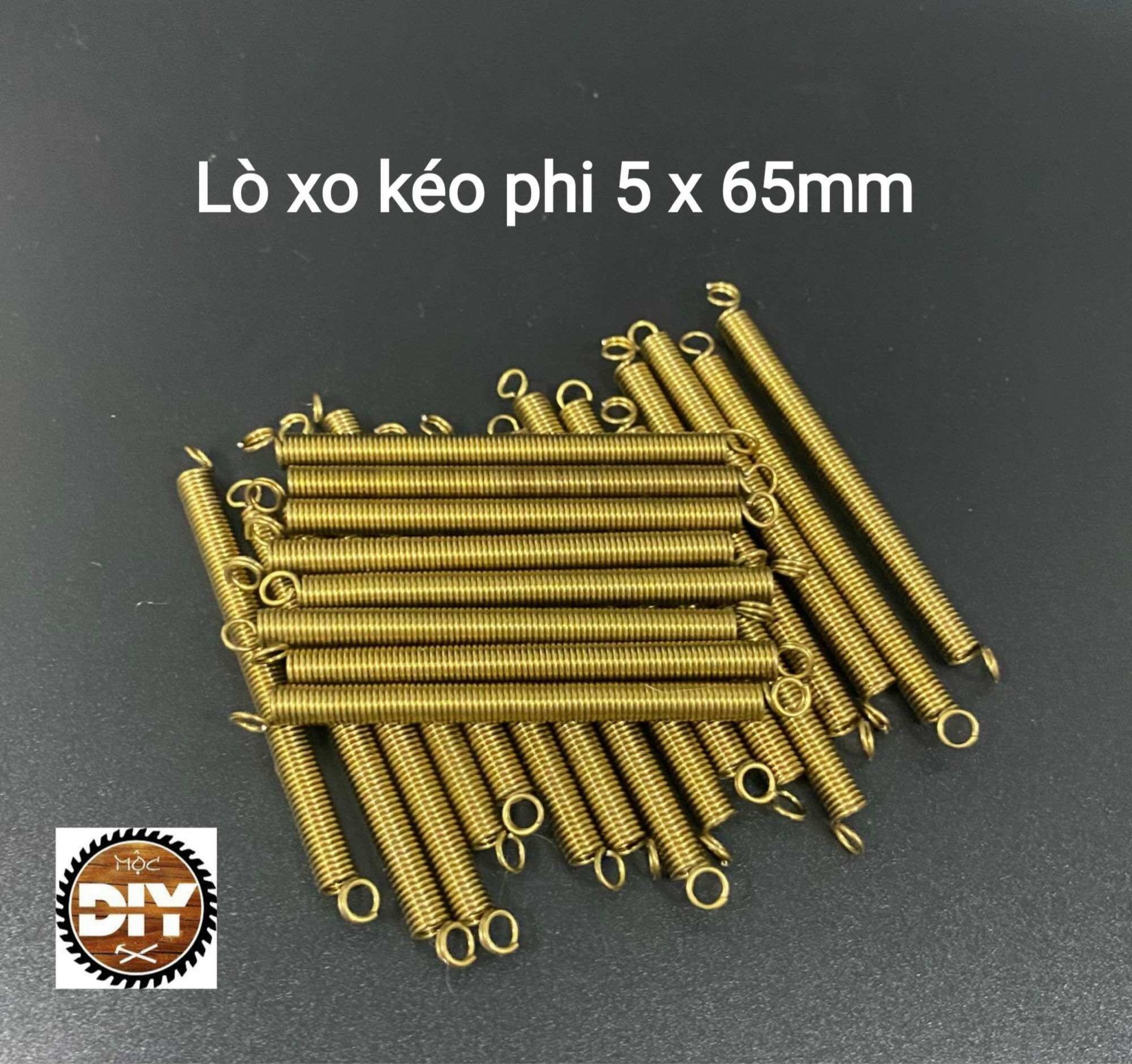 Lò xo kéo phi 5 dài 65mm sợi 0.8mm