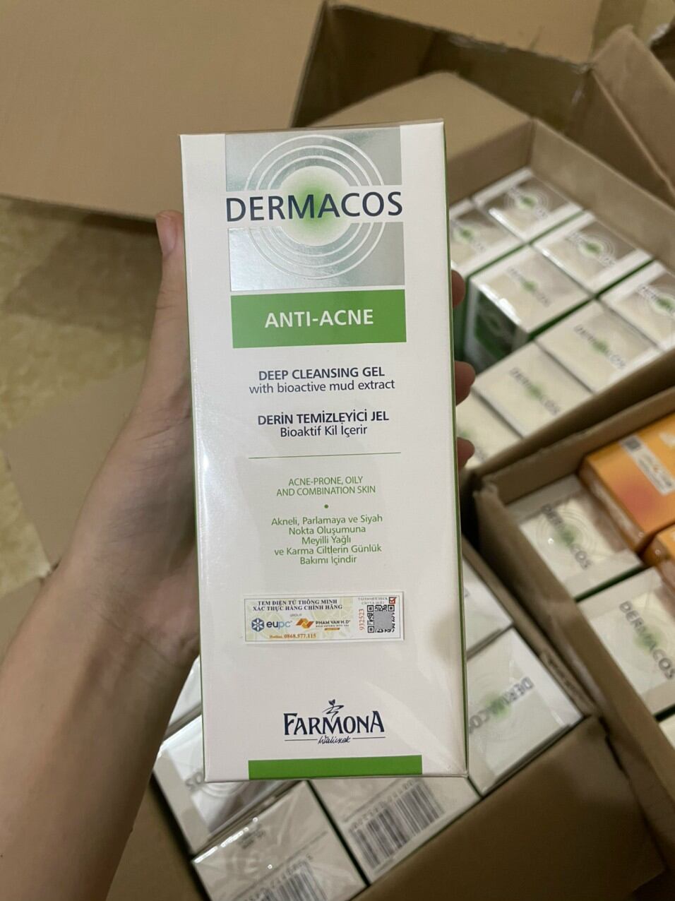 [CHÍNH HÃNG] Kem Dưỡng Cho Da Dầu Mụn Dermacos
