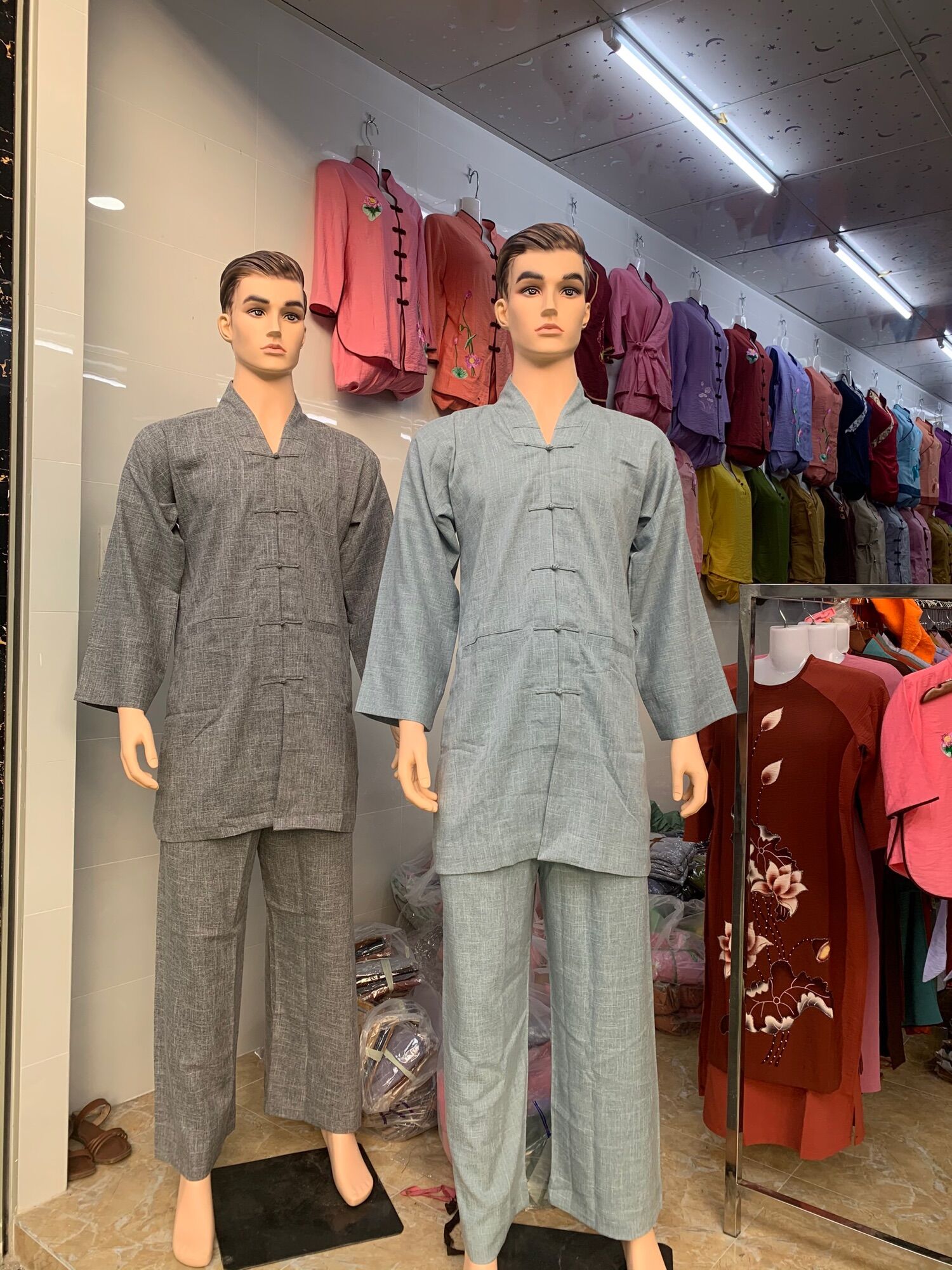 La Hán thầy-áo lam#đồ chùa#đồ cúng