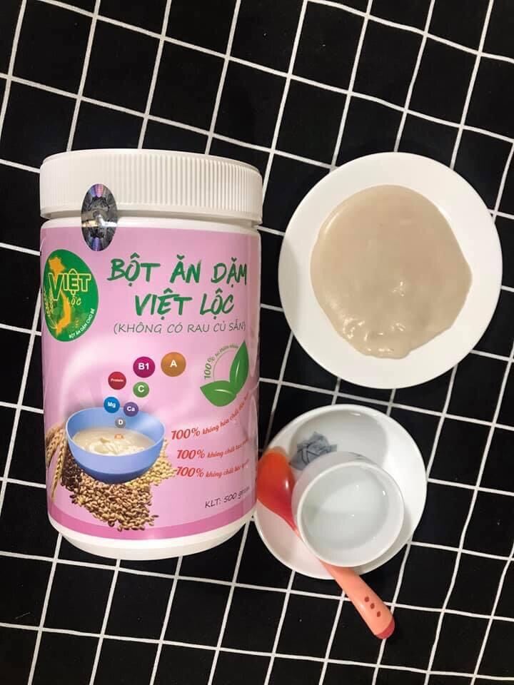 Bột ăn dặm không có rau củ dành cho bé từ 4-10 tháng