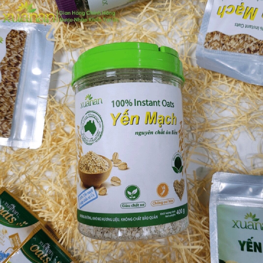 Yến Mạch Nguyên Chất Xuân An Hủ 400gr( Tặng Gói Yến Mạch 180gr)