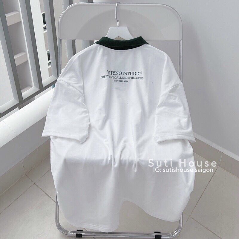 Áo Polo Phối Cổ Siêu Hothit , From Thụng Dáng Unisex
