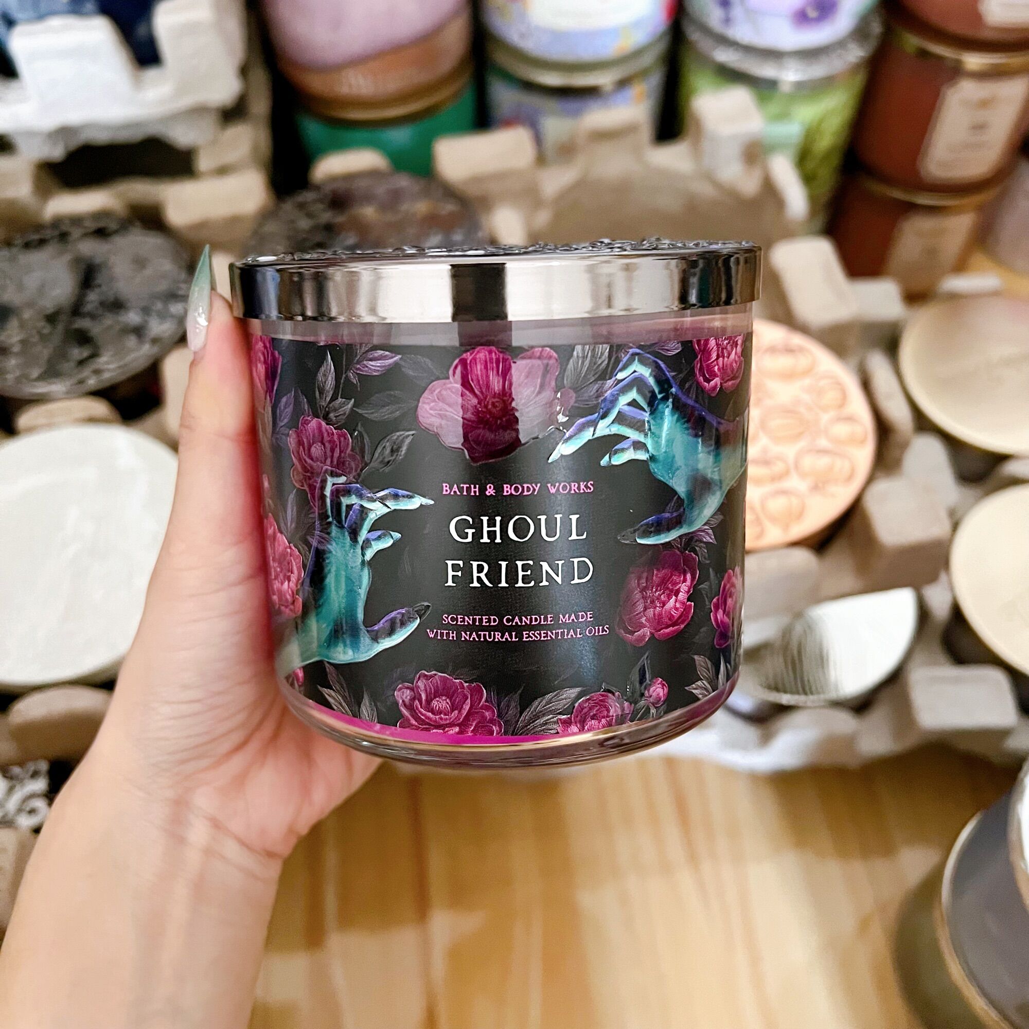 (Halloween collection) Nến thơm phòng ba bấc Bath Body Works
