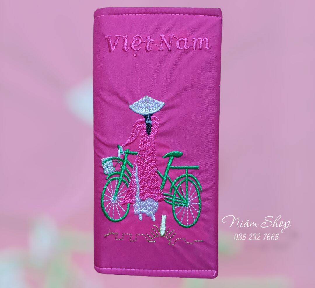 ✨ VÍ DÀI THỔ CẨM - THÊU ✨