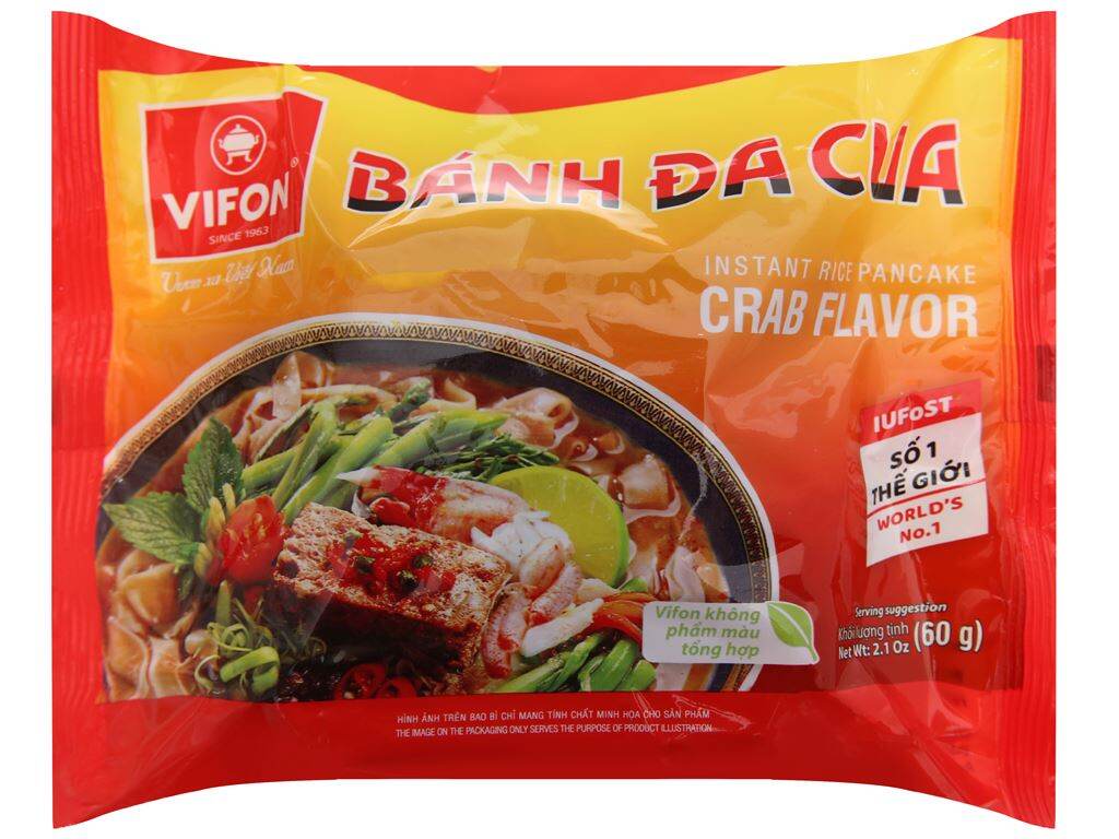 Mì bánh đa cua vifon