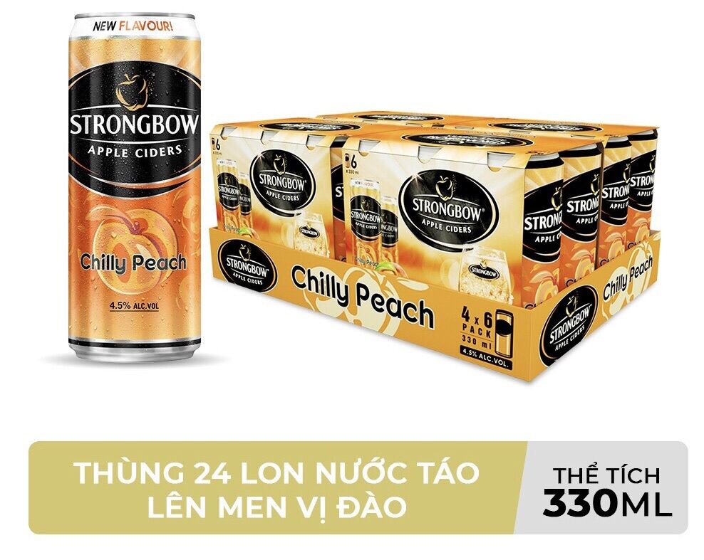 Strongbow 24 lon Thùng 330ml Chang s Food