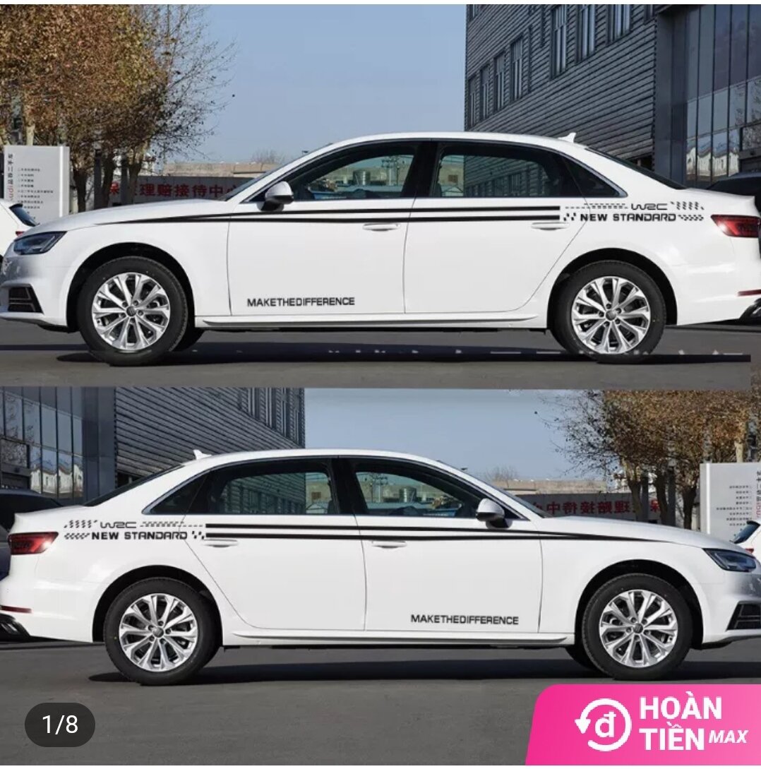 tem dán sườn xe phong cách thể thao ms03