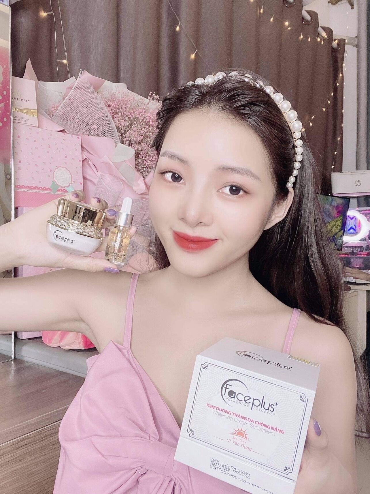 Kem dưỡng trắng da chống nắng Faceplus 40g