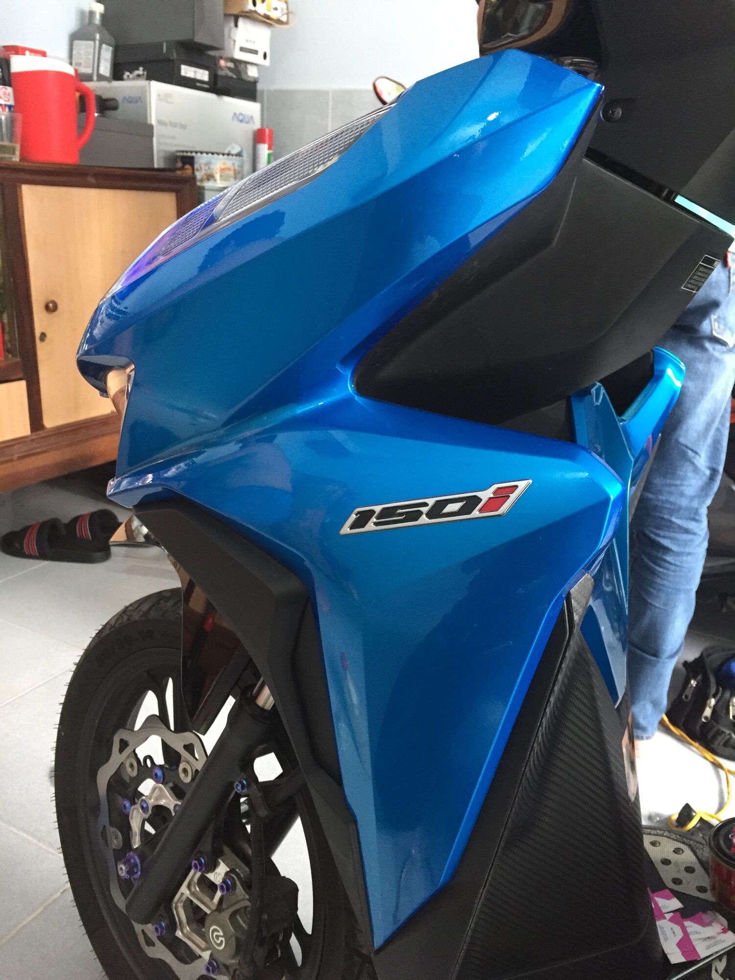 1 tem số nổi click 150i zin honda thái lan