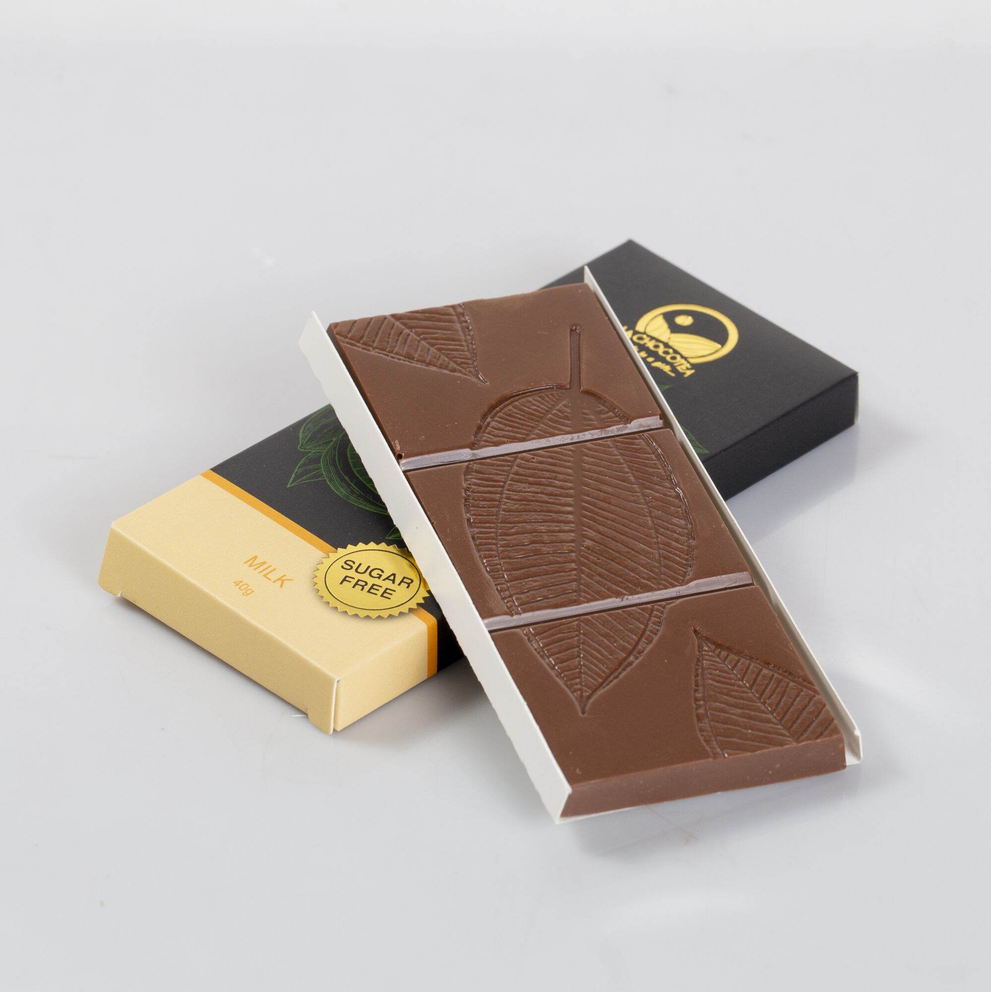 La Chocotea Sugar Free Milk Chocolate 40g