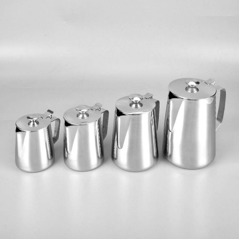 Ca Đánh Sữa Có Nắp - Ca Inox Có Nắp Đủ Các Dung Tích