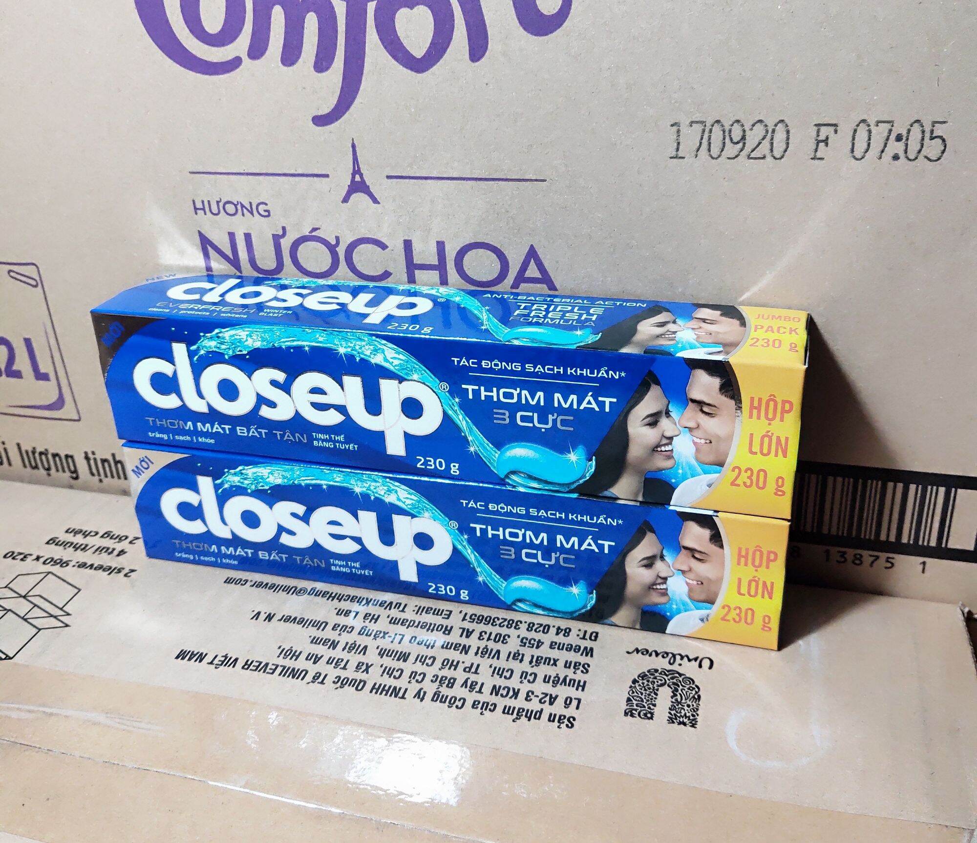 Combo 2 cây kem đánh răng closeup lộc đề 230g / 180g