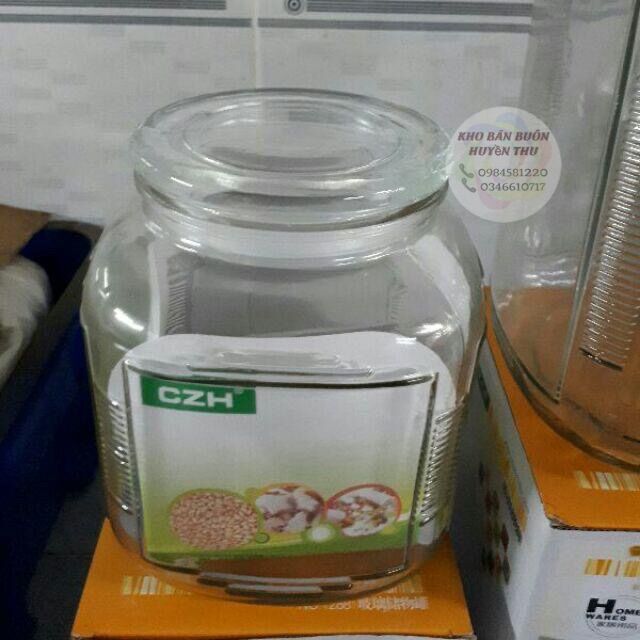 Hũ thuỷ tinh nắp kín 2L
