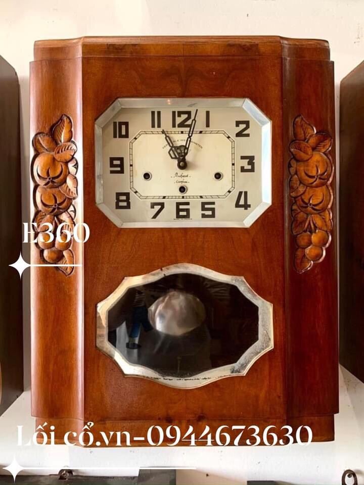 Đồng hồ ODO 24 đời 1954- 8 gông thùng chạm khắc đẹp