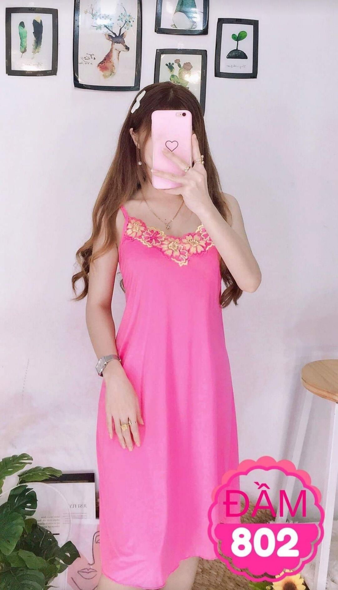 [Clearance Sale] Women's 2-Strap Elastic Home Dress - M38