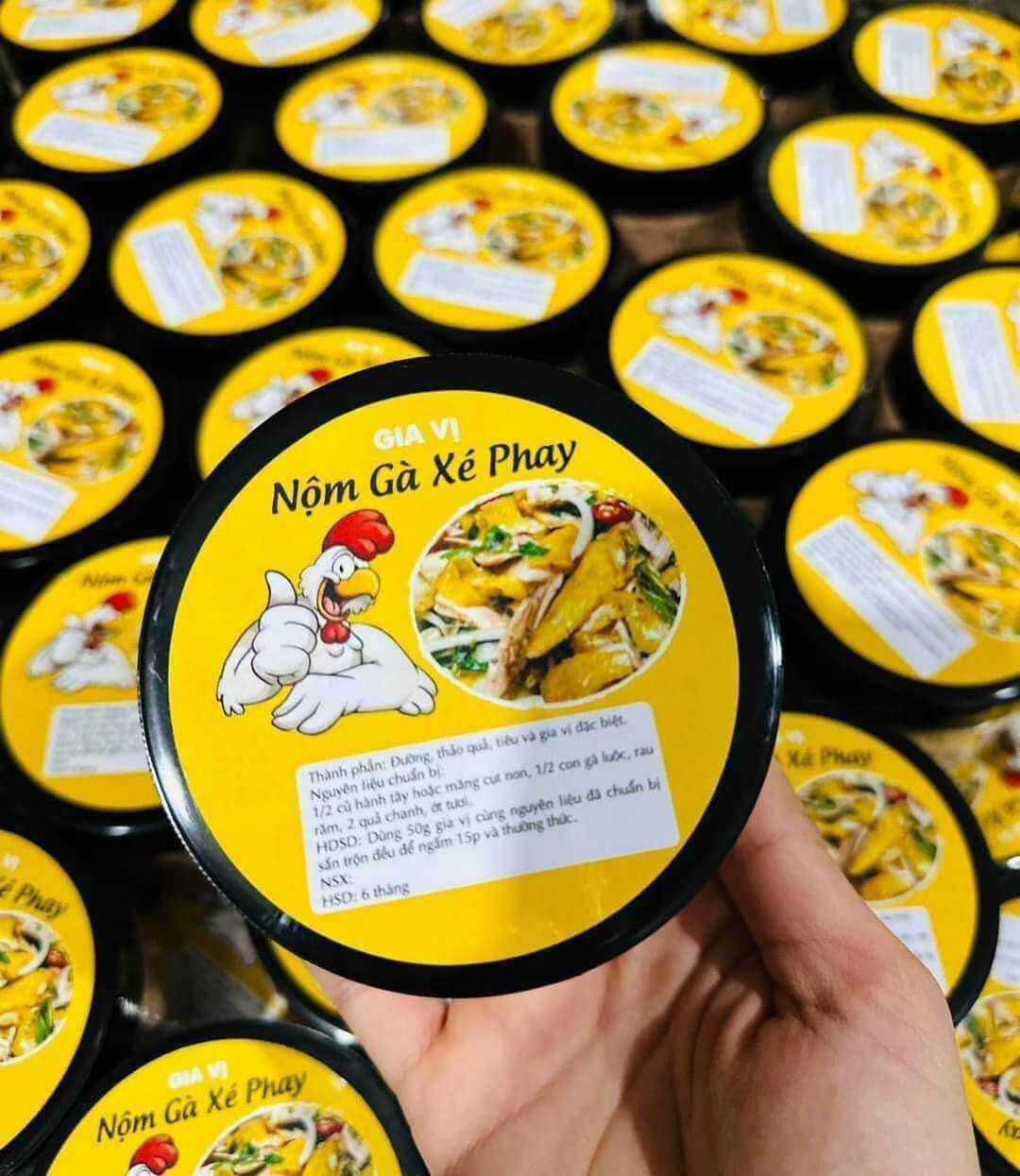 Gia vị trộn nộm gà xé phay chuẩn vị