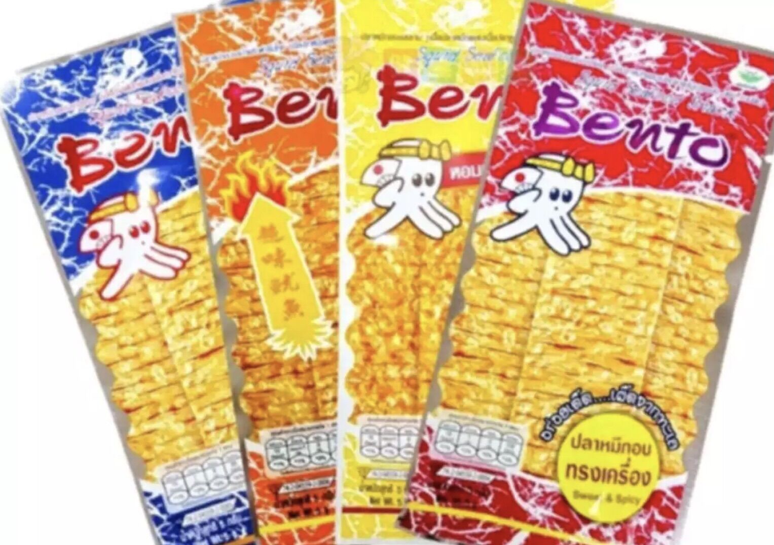 (THƠM CAY) Combo 12 gói mực BENTO Thái Lan nhập khẩu (lựa chọn 12g/ 6g/1 gói)