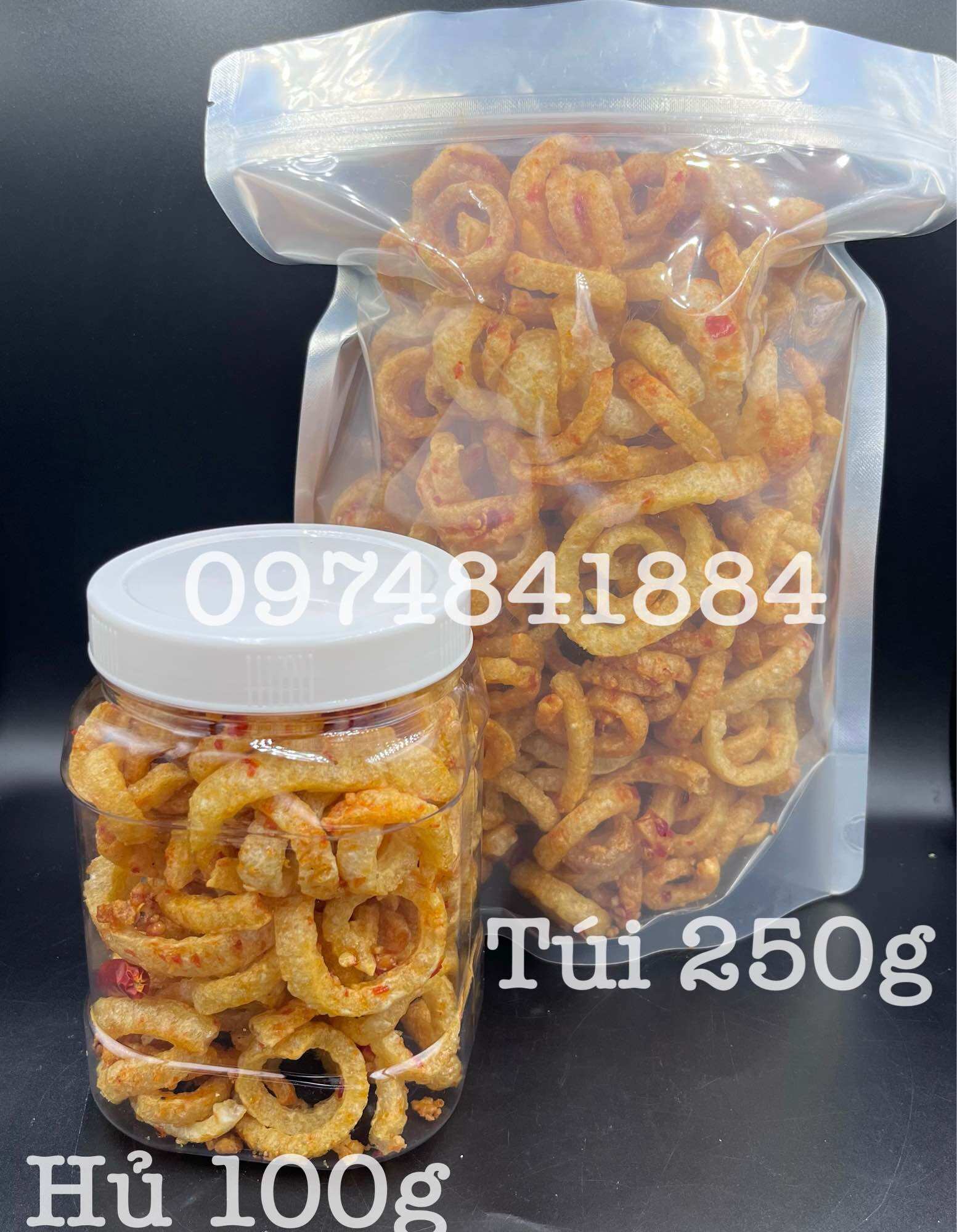 Da heo sợi cháy tỏi ớt giòn rụm thơm ngon 100g/ 250g/ 500g