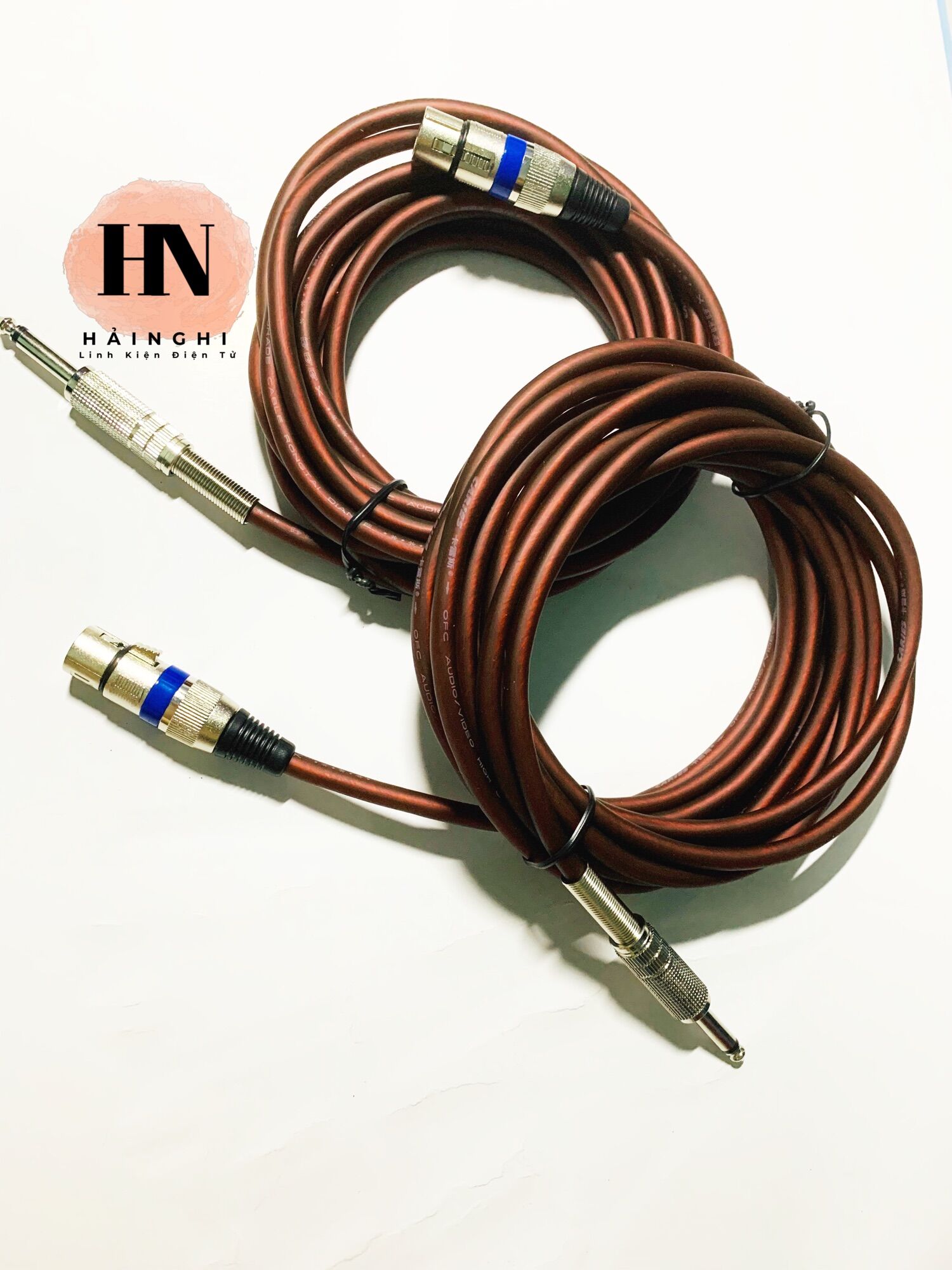 Dây micro, dây canon ra 6ly đầu cái dây 1m & 5m