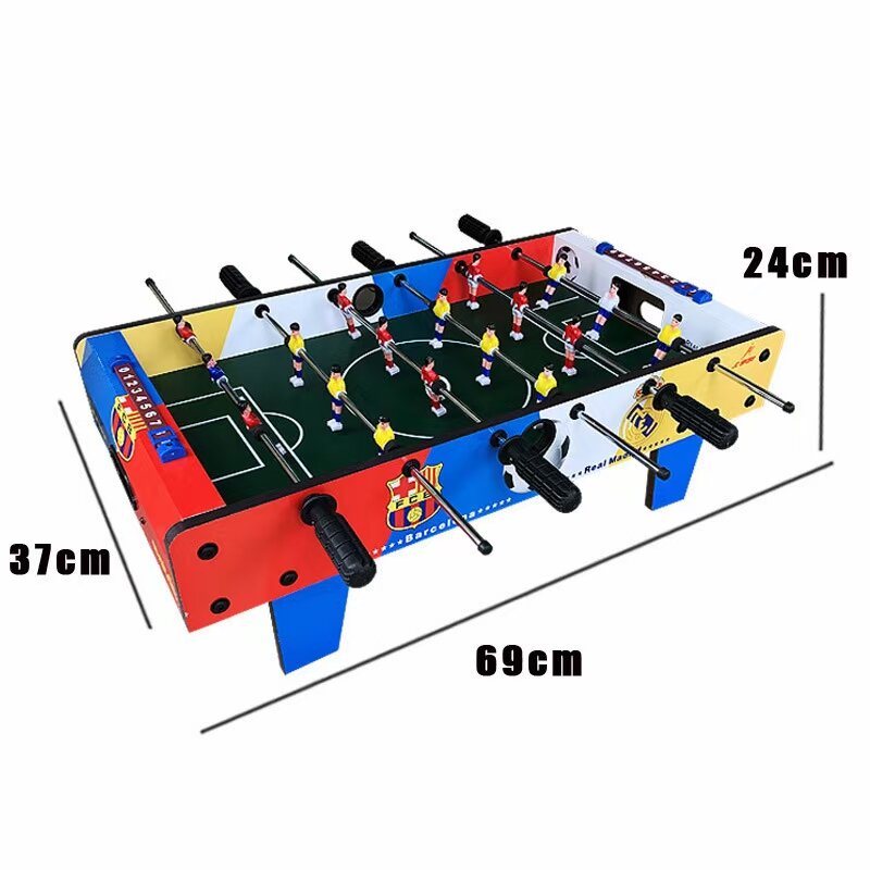 Bàn bi lắc bóng đá mini cao cấp bằng gỗ loại to, 6 tay cầm, size đại