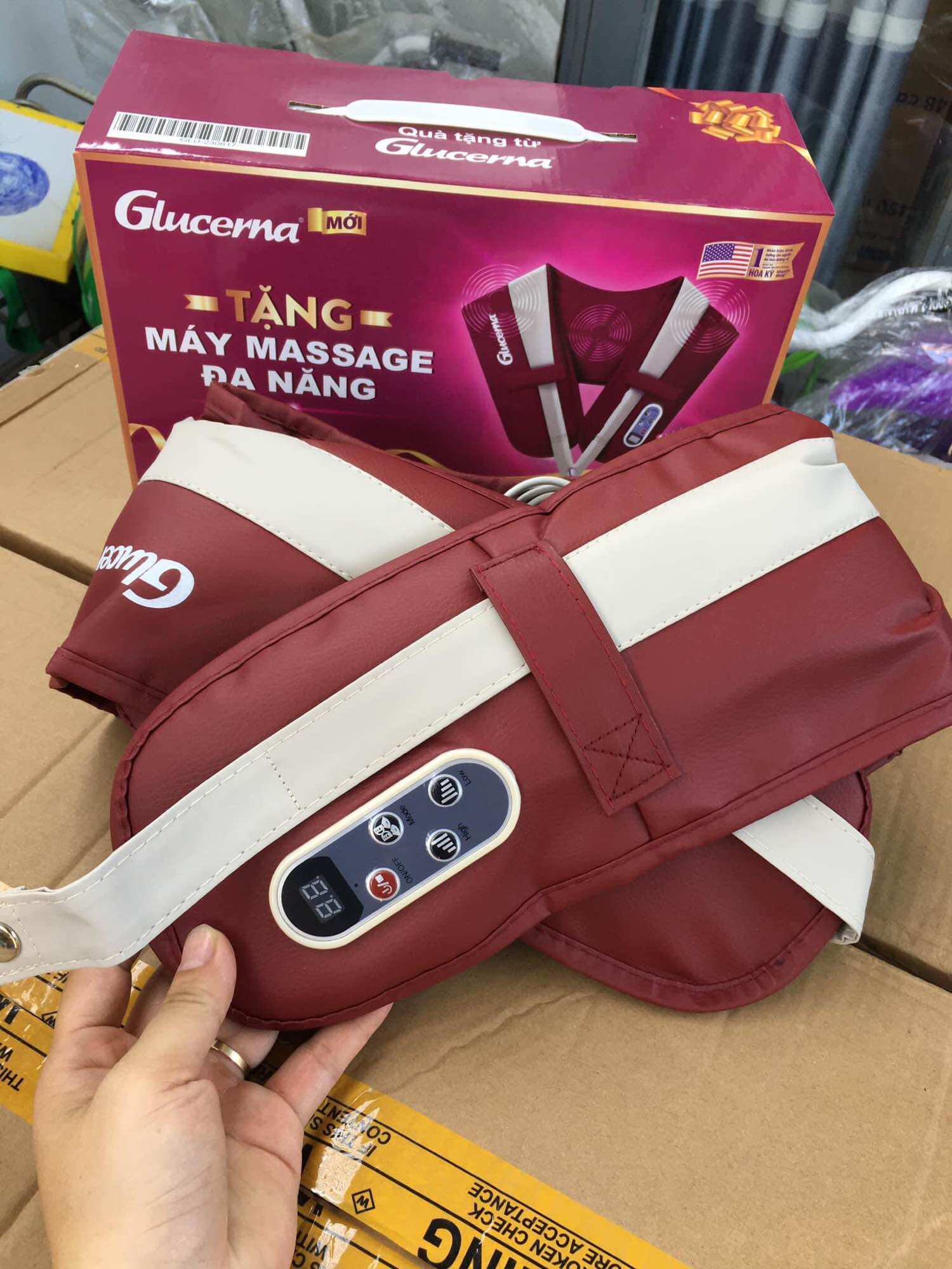 Đai Massager Đa Năng HKM Từ Sữa Ensure, Glucena