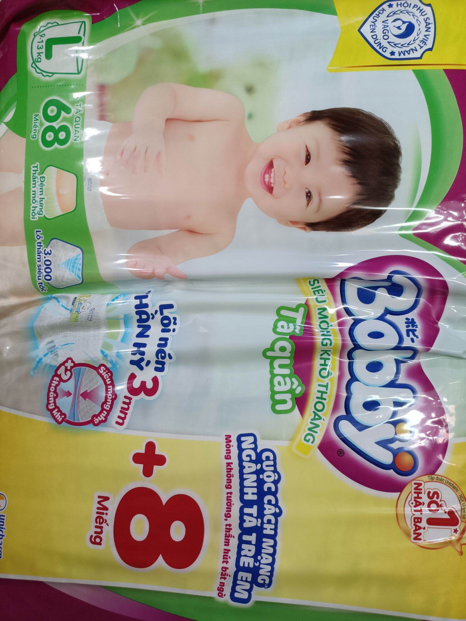 Tã Quần BOBBY L68