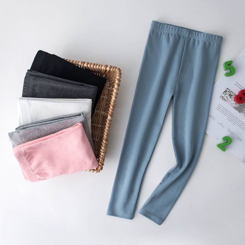 Quần legging bé gái chất cottong mềm mịn