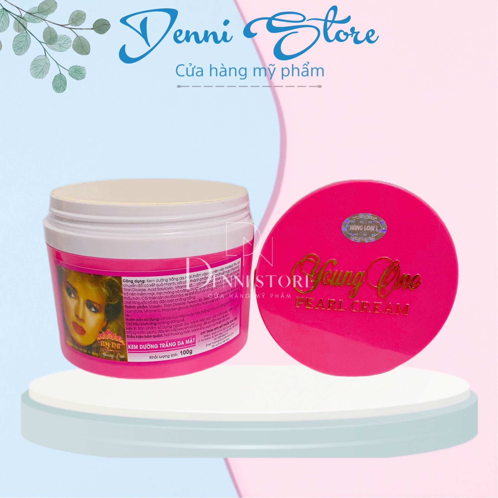Kem xù trần young one 100g dưỡng trắng da