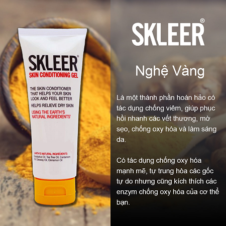 Gel hồi phục da, dưỡng ẩm Skleer