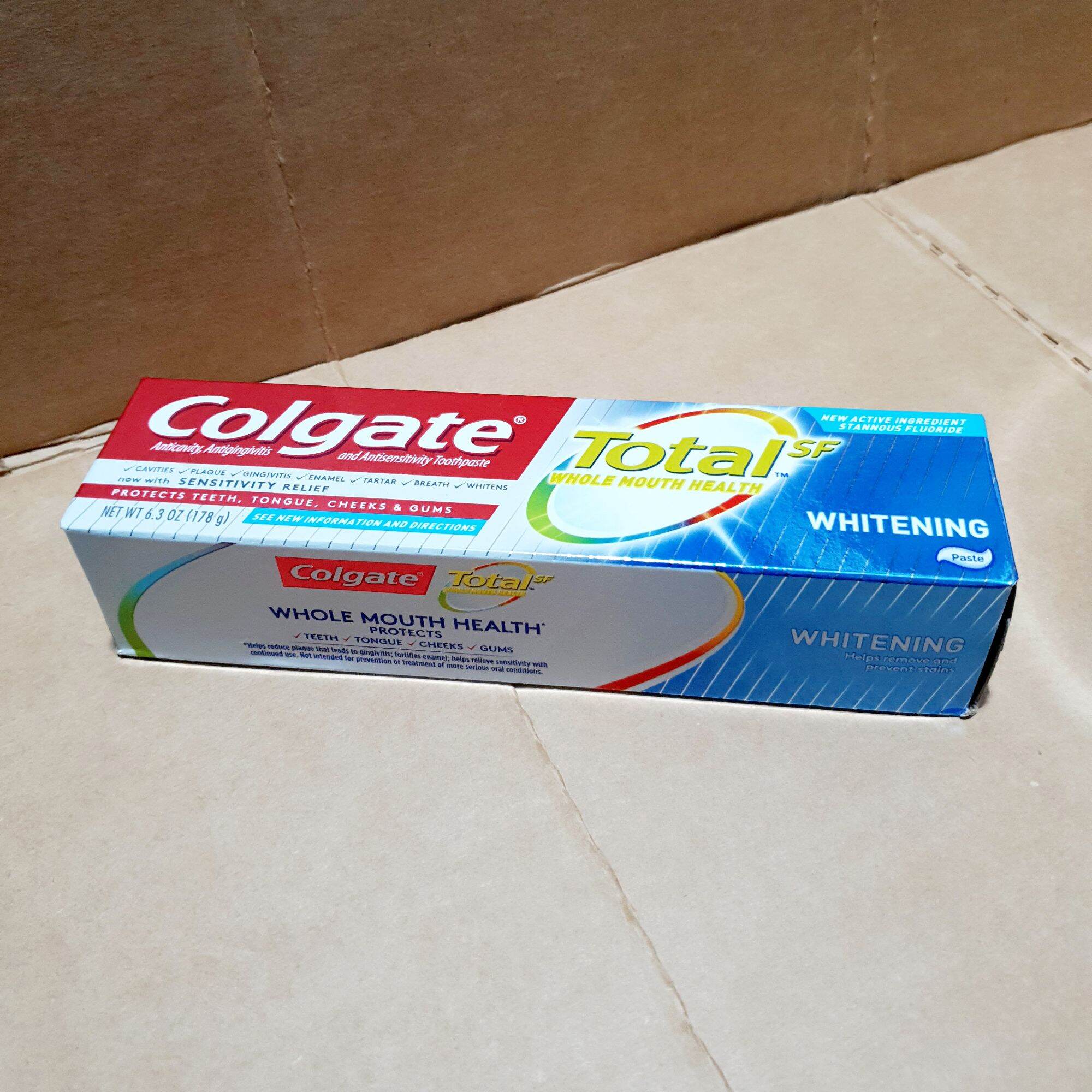 Kem đánh răng colgate total advanced whitening của mỹ 178 gr