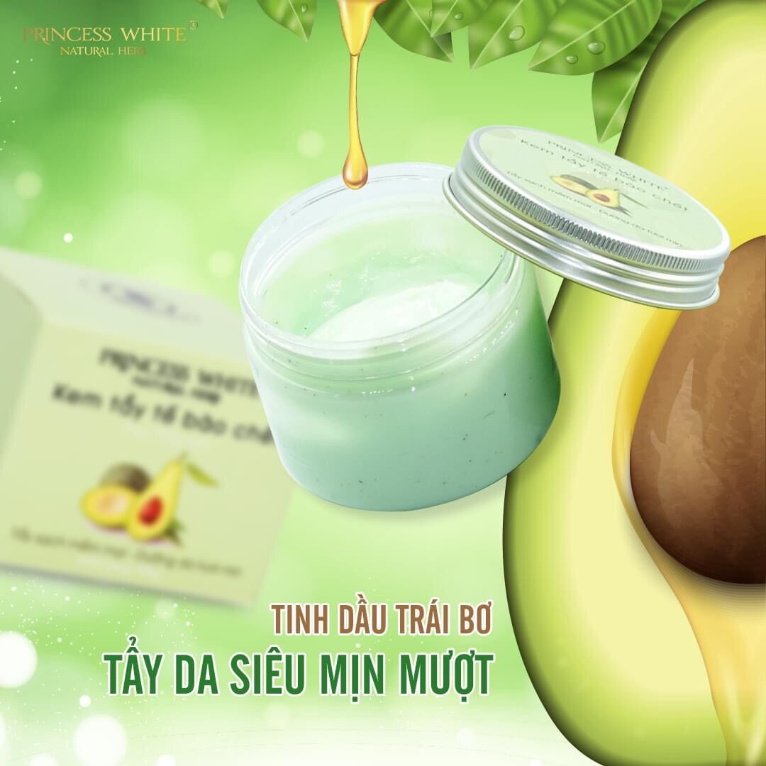 TẨY DA CHẾT FACE PRINCESS WHITE CHÍNH HÃNG