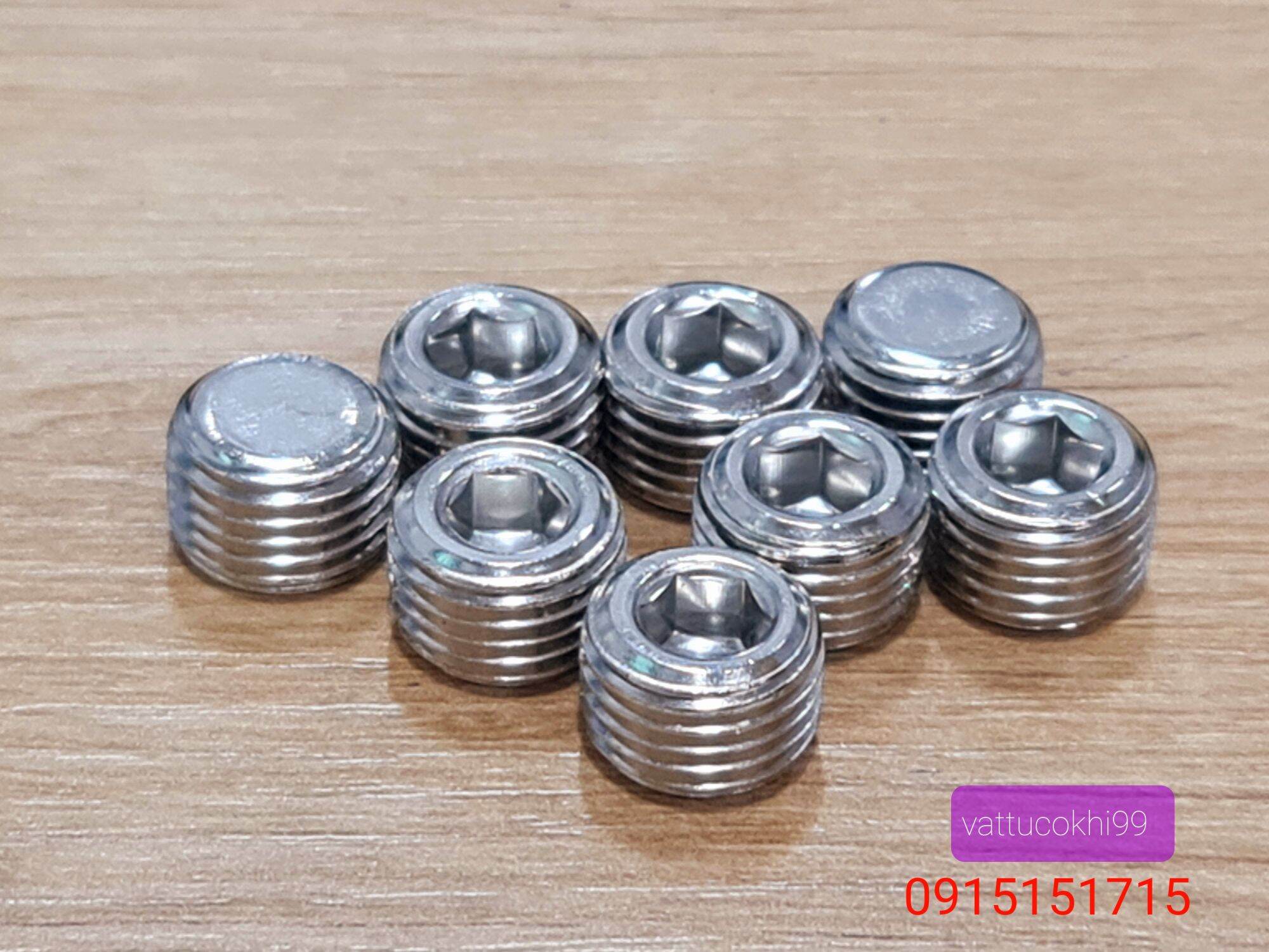 Ốc bịt khí nén 1/8-1/4-3/8-1/2