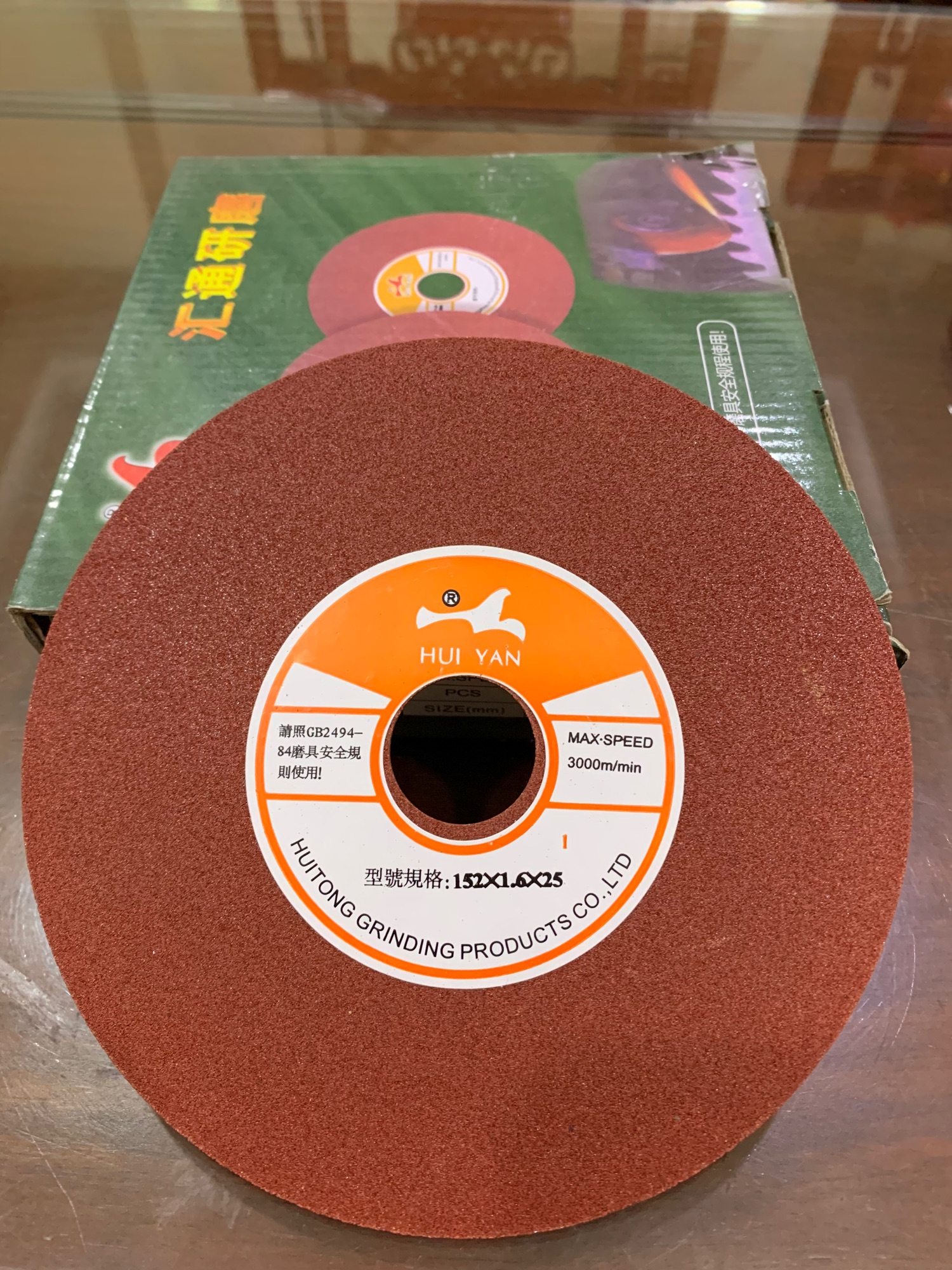 ĐÁ MÀI LƯỠI HỢP KIM TỰ ĐỘNG PHI 152*1.6mm*25 VÀ 152*2.0mm