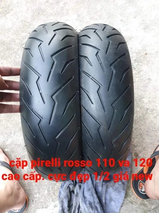 Lốp Pirelli rosso sport 110/70-12 , 120/70-12, 130/70-12 .hàng nhập cao cấp chính hảng bám đường tốt...lướt tháo xe