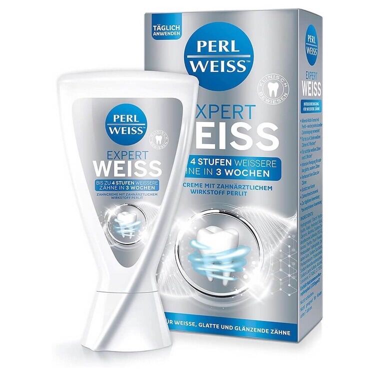 Kem đánh răng trắng sáng Perl Weiss đức 50ml