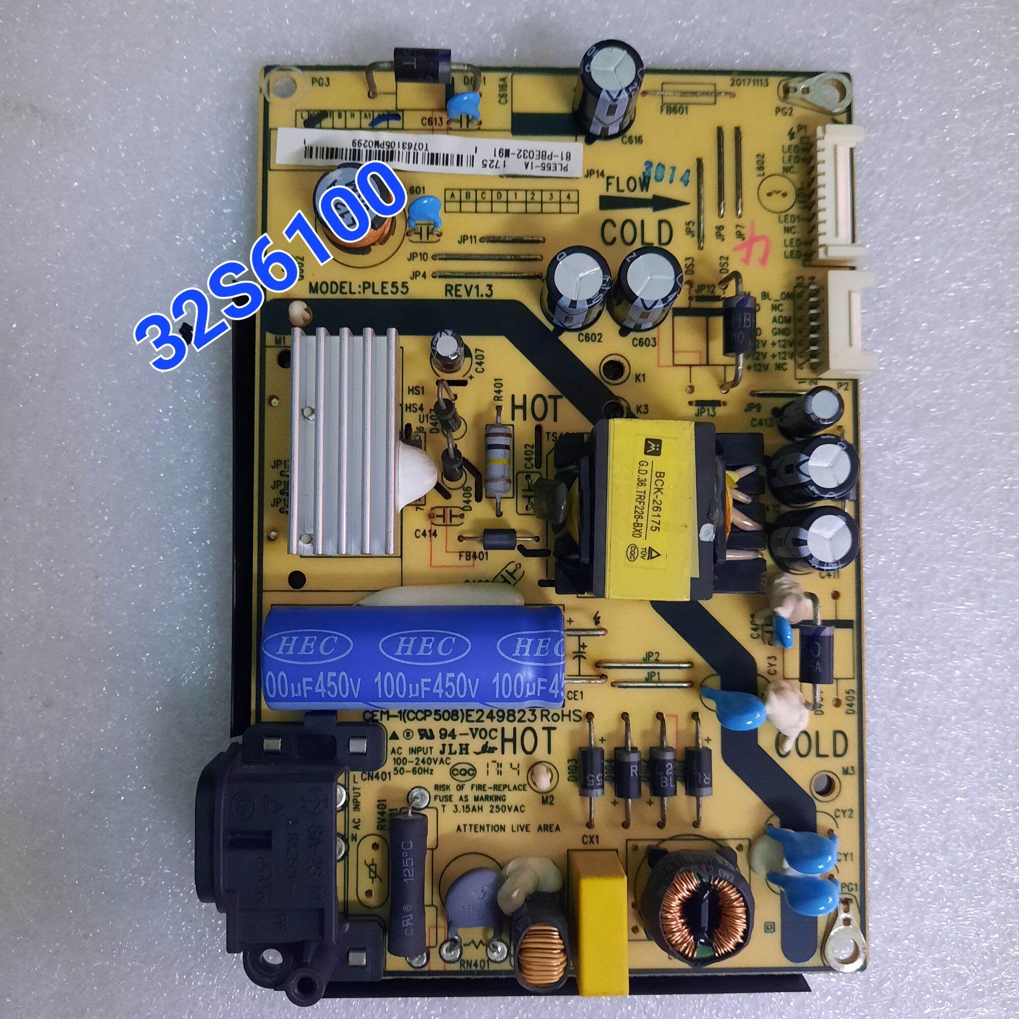 Bo nguồn tivi tcl 32s6100 , 32s6000