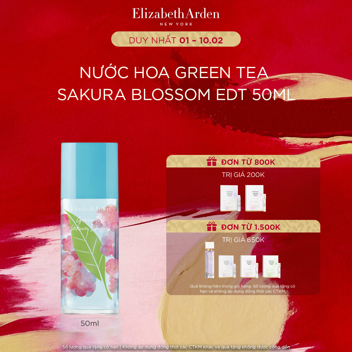 Nước hoa Nữ Elizabeth Arden Green Tea Sakura Blossom EDT 50ml