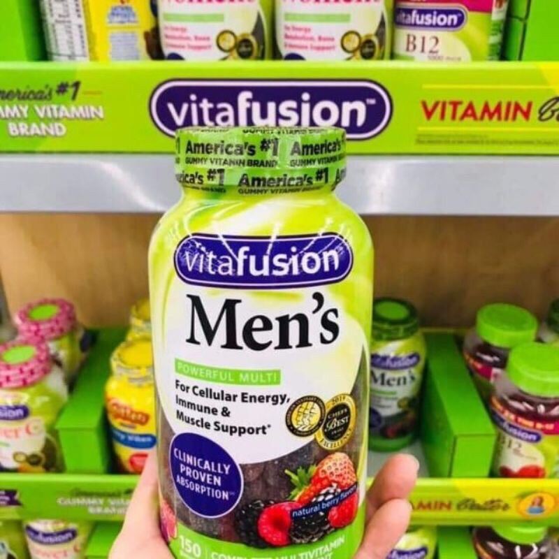Kẹo dẻo Vitafusion Men s Complete Multivitamin